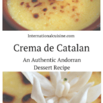 A dish of crema de catalan