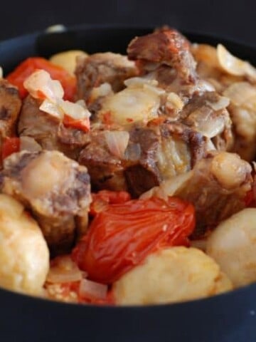 Botswana oxtail stew
