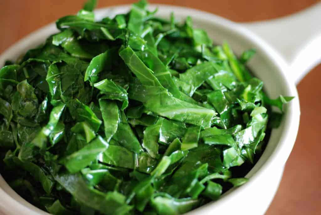 Couve a Mineira Brazilian Style Collard Greens International Cuisine