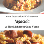 A bowl of Rice with Sausage called Jag.