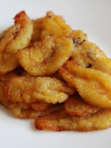 Colombia fried Plantains