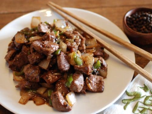 chinese black pepper beef