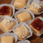 An Assortment of dulce de leche squares