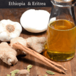 The ingredients for Ethiopian Niter Kibbeh