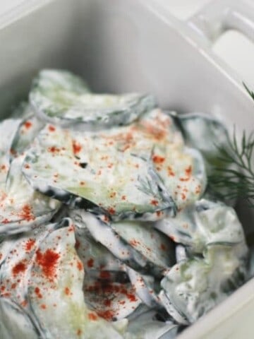 Hungarian Cucumber salad