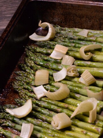 roasted asparagus and fennel