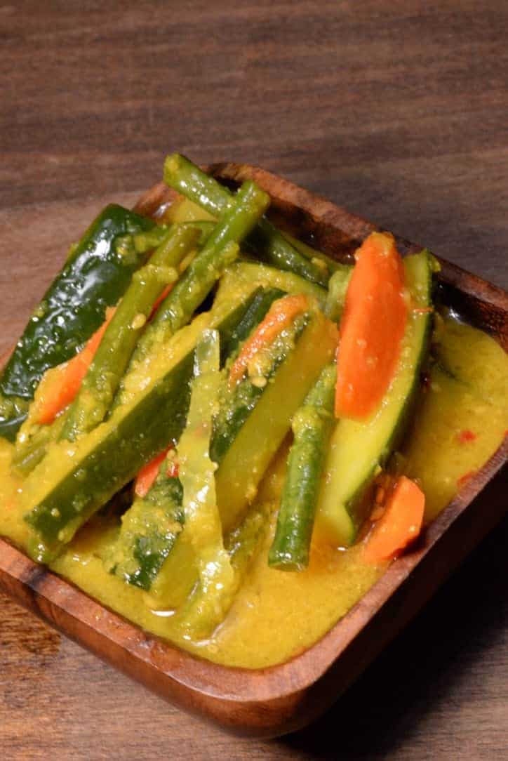 Indonesian Achar (Pickled Vegetables) International Cuisine