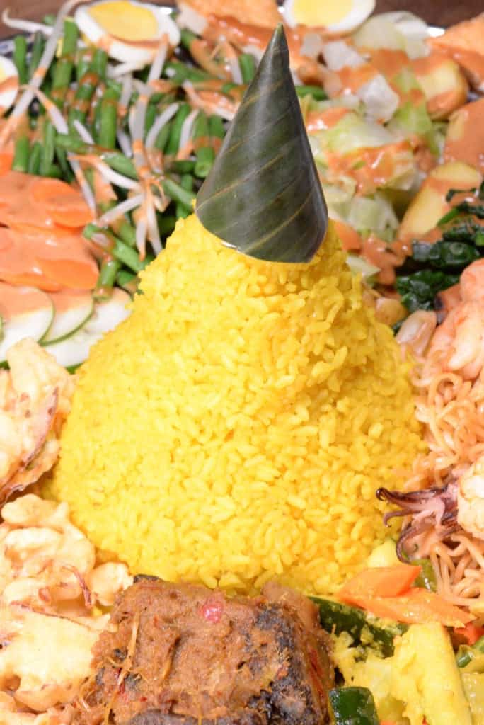 Indonesian yellow rice