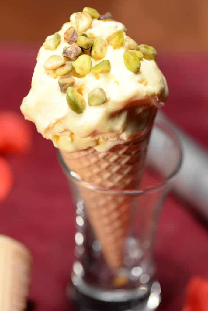 Iranian saffron Ice-cream
