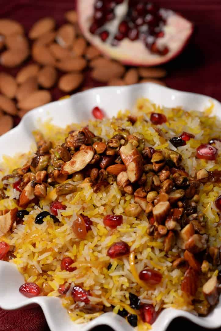 Iranian Jeweled Rice (Javaher Polow) - International Cuisine