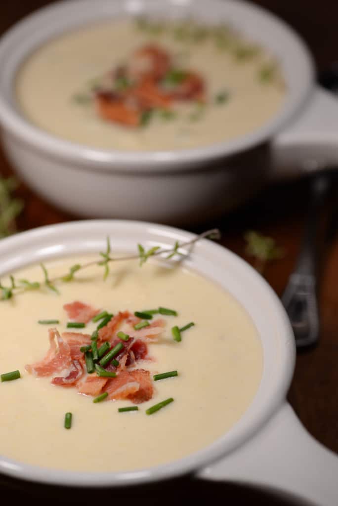 Irish potato leek soup
