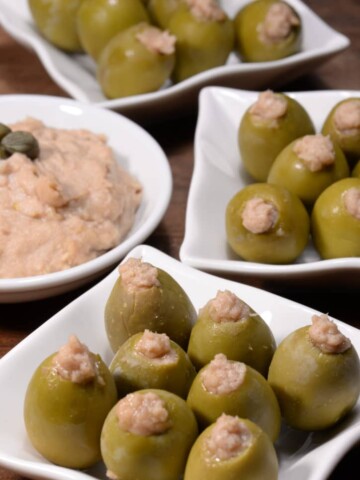 Maltese stuffed olives