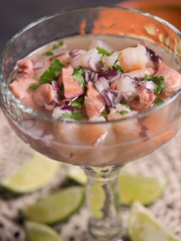 Mexican seafood cocktail