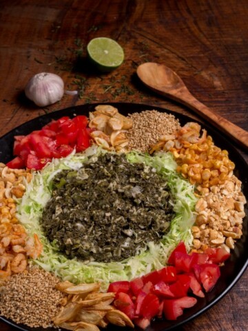 fermented green tea salad recipe