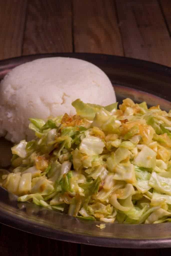 Pap and Fried Cabbage Recipe