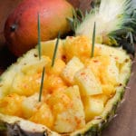 Fresh Pineapple and Mango Dessert
