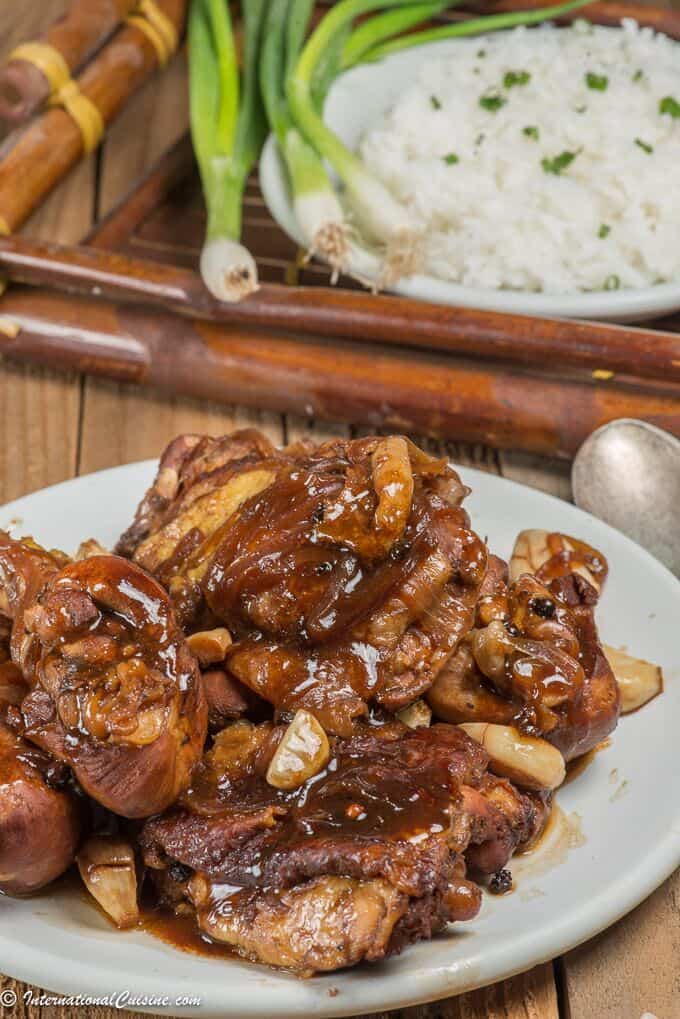Chicken Adobo (An Authentic Filipino Dish Adobong Manok ...