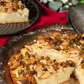 Syrian Nut Cake (H'risseh) - International Cuisine