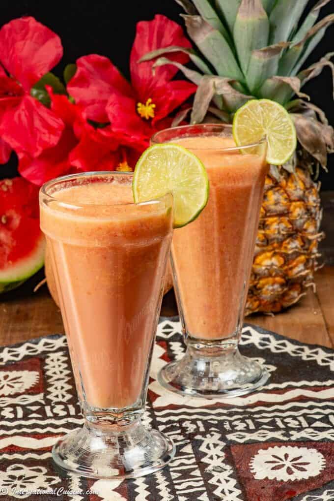 ‘Otai (Tongan Watermelon Drink Recipe) International Cuisine