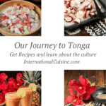 Four dishes from Tonga