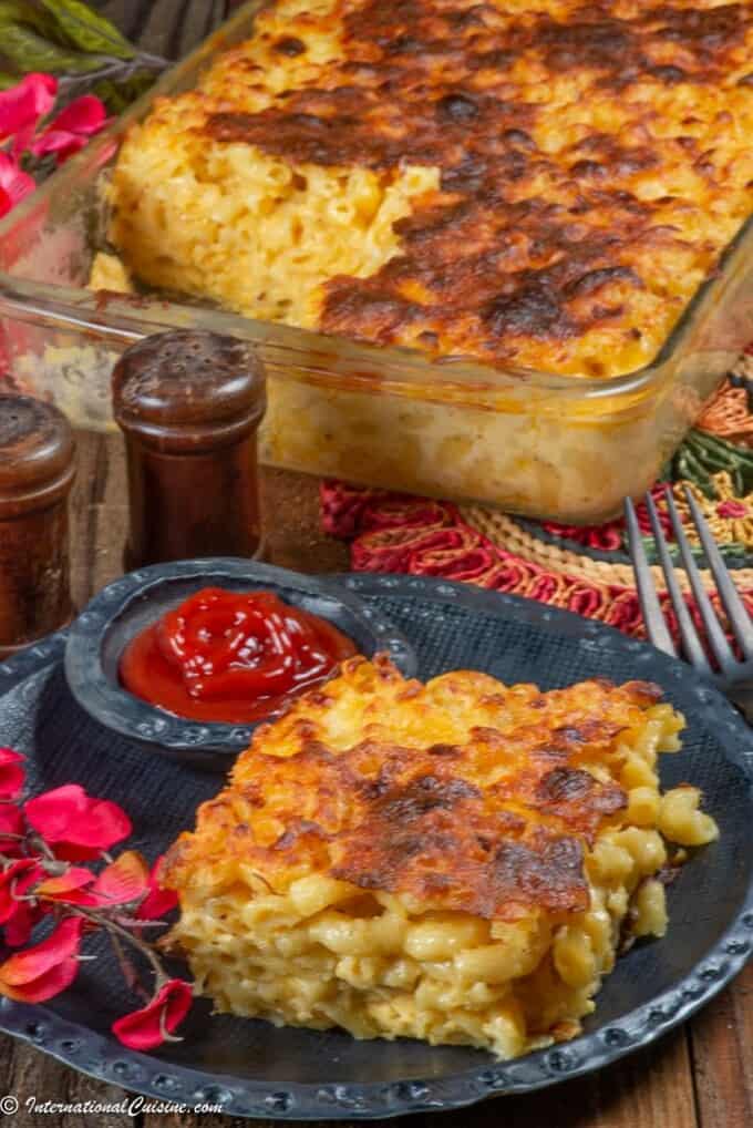 Trinidad Macaroni Pie Recipe International Cuisine